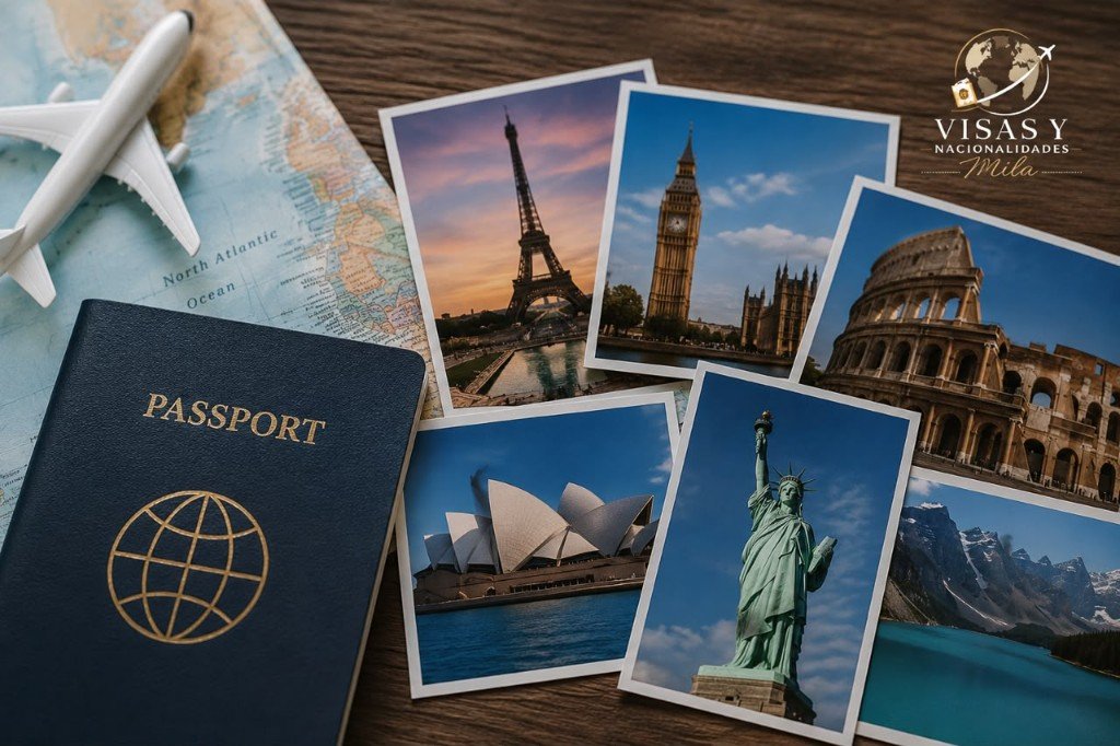 Pasaporte y destinos internacionales — Visas y Nacionalidades Mila